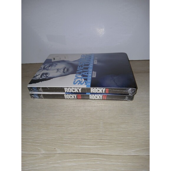 Rocky DVDs 1-4 Double Feature Sylvester Stallone Walmart Tag MGM 2008 Sealed - Picture 6 of 16